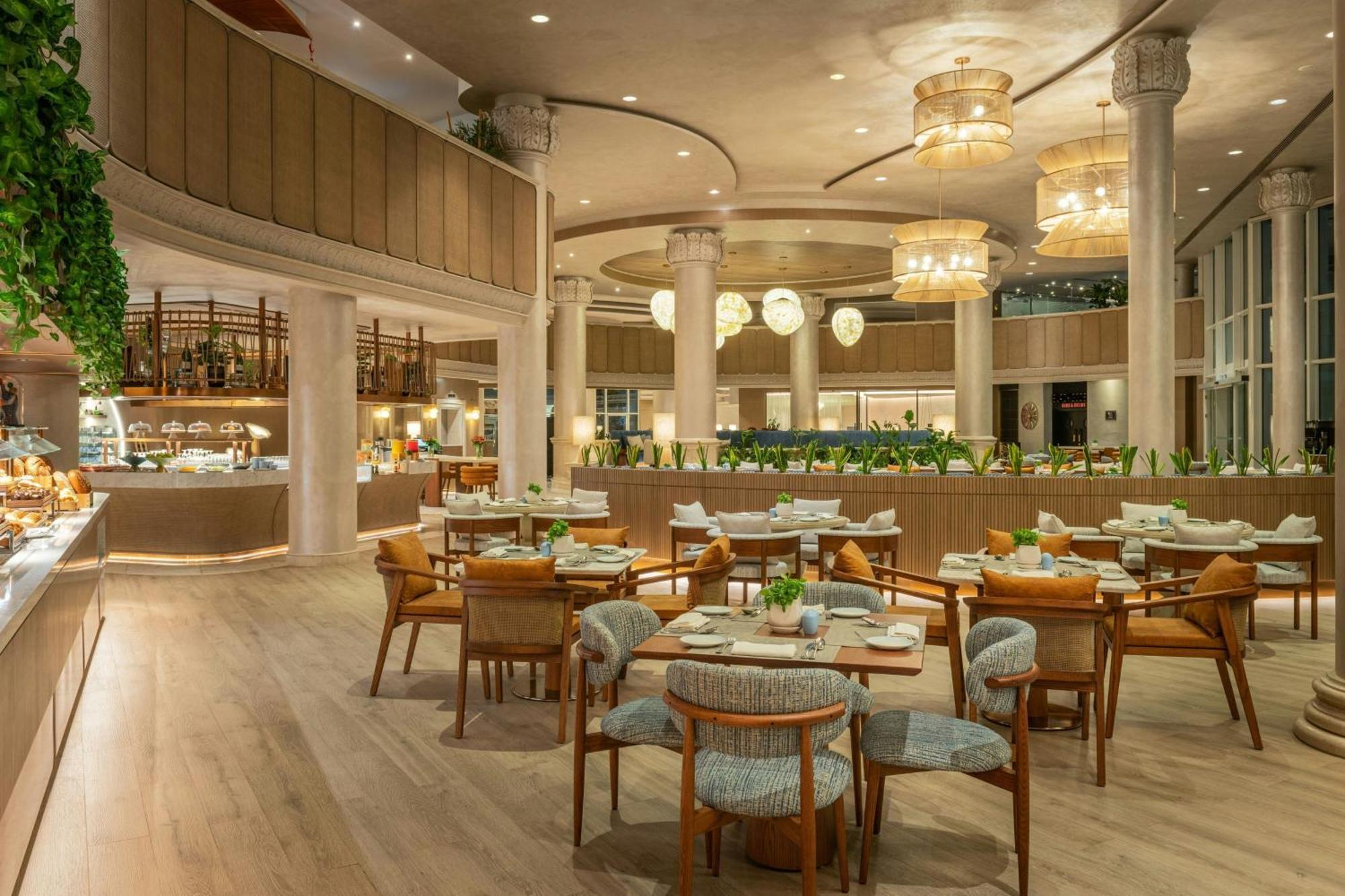 Sheraton Jumeirah Beach Resort Dubai Esterno foto The restaurant